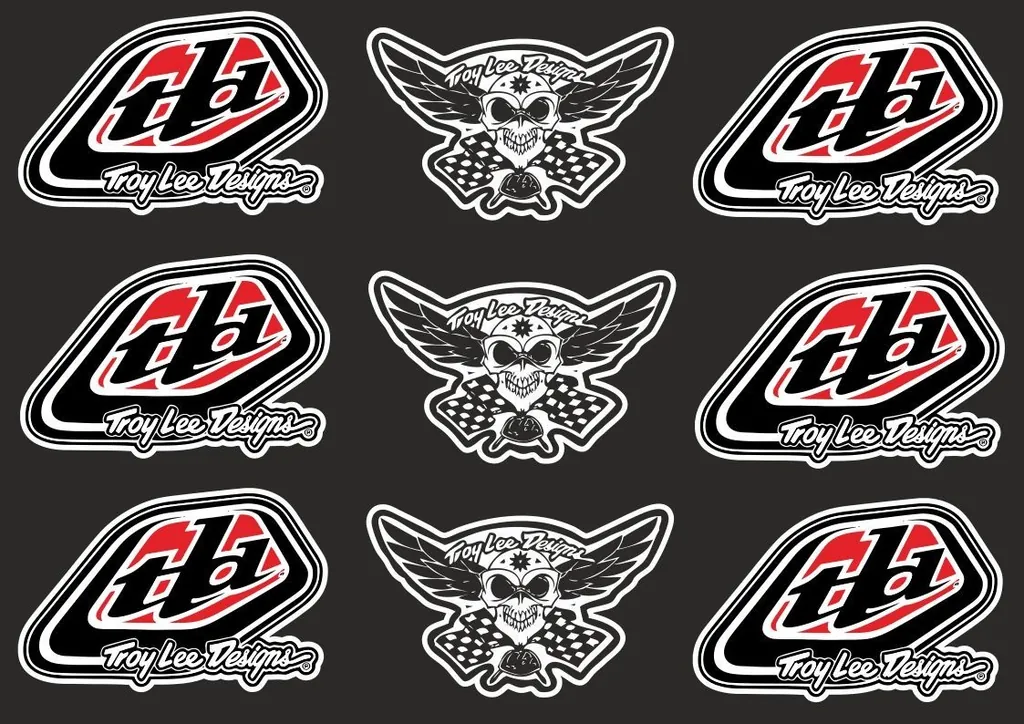 Troy Lee Designs Bike Bicycle Frame Decal Stickers Graphic Adhesive Set Vinyl #3