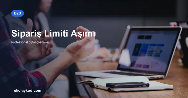 B2B Portalda Sipariş Limiti Aşımı Nasıl Yönetilir?