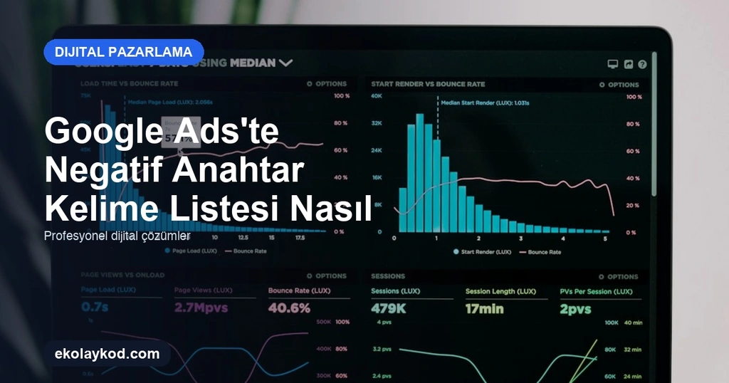 Google Ads'te Negatif Anahtar Kelime Listesi Nasıl Kurulur?