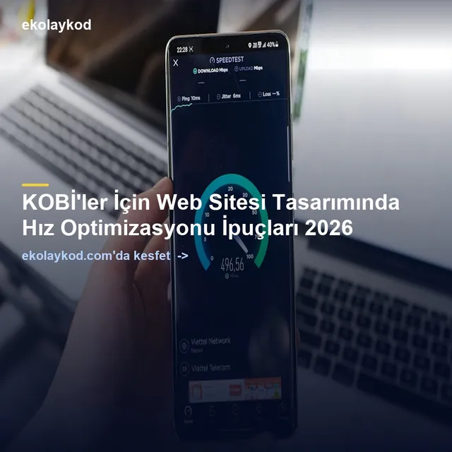Web Sitesi Hız Optimizasyonu İçin Pratik Adımlar