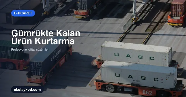 E-İhracatta Gümrüğe Takılan Ürün Nasıl Kurtarılır? Adım Adım Rehber