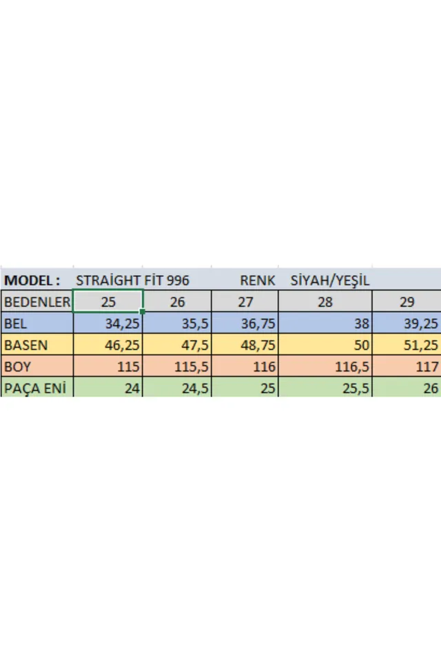 Straight Fit Özel Yıkama Siyah/Yeşil Düz Paça Kadın Denim Pantolon - 4