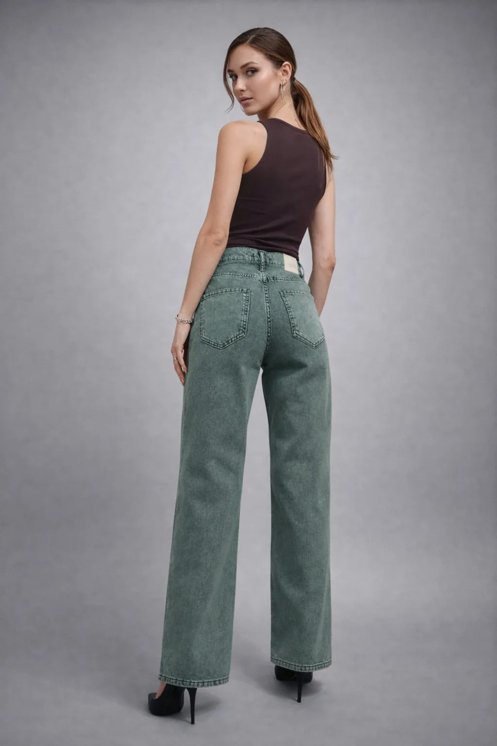 Lora Straight Denim Pantolon
