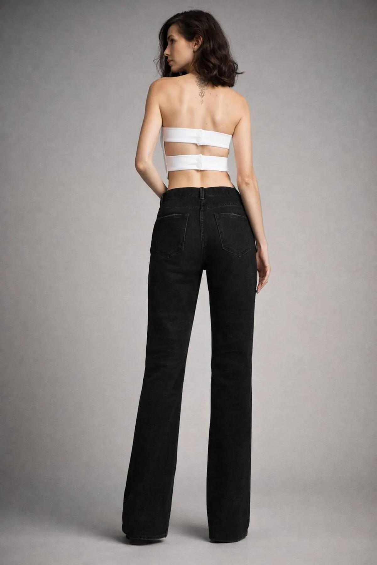 Lara Straight Fit Denim Pantolon - 3