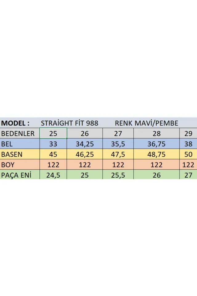 Straight Kalıp Mavi/Pembe Paçası Pis Püsküllü Kadın Denim Pantolon