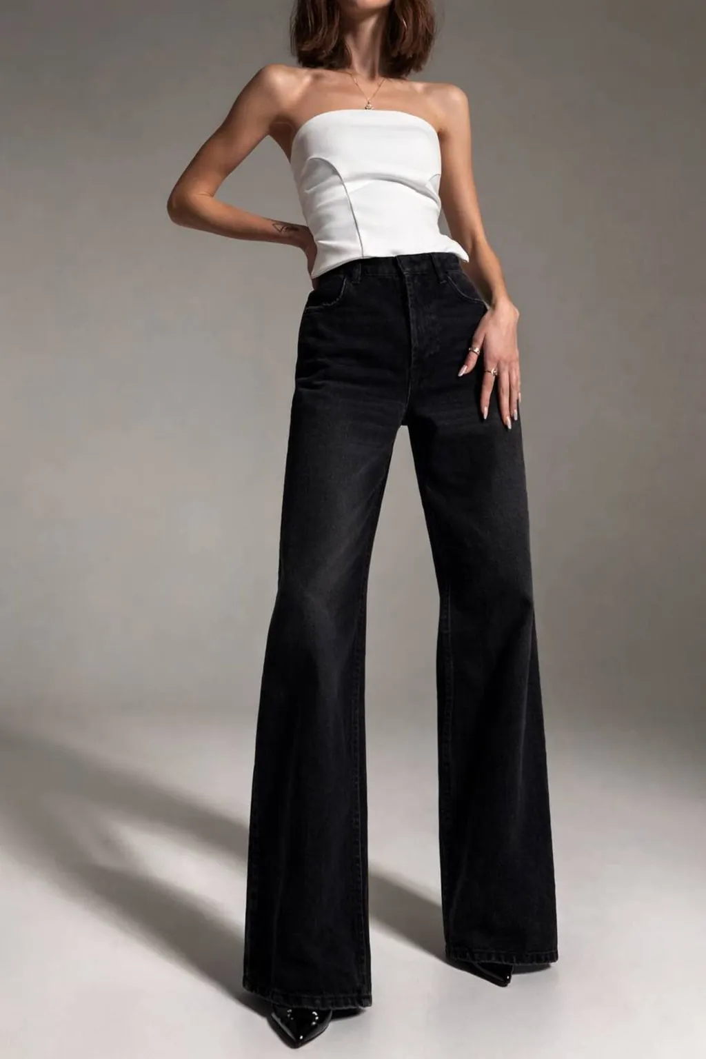 Lara Straight Fit Denim Pantolon