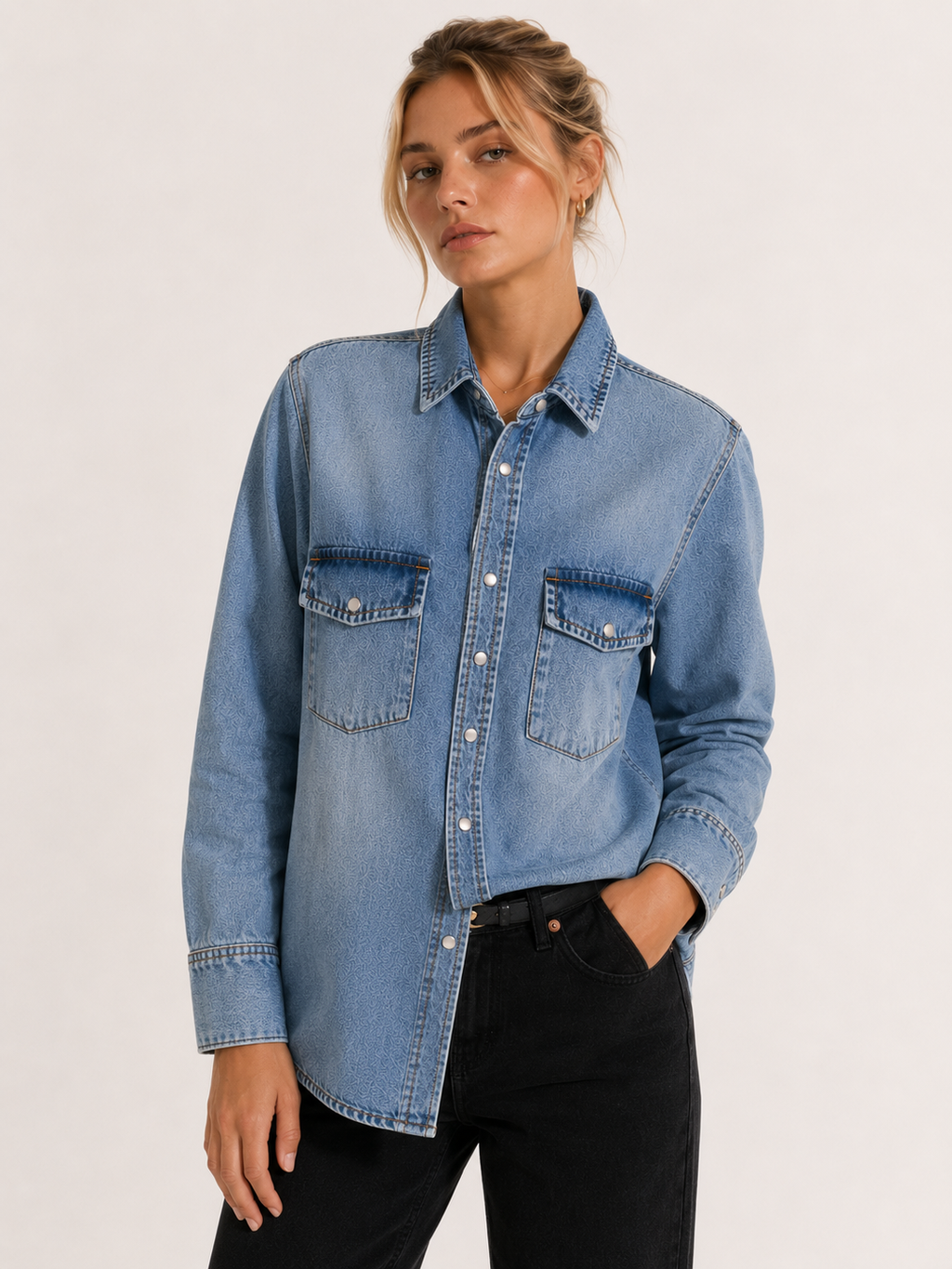 Selena Denim Gömlek