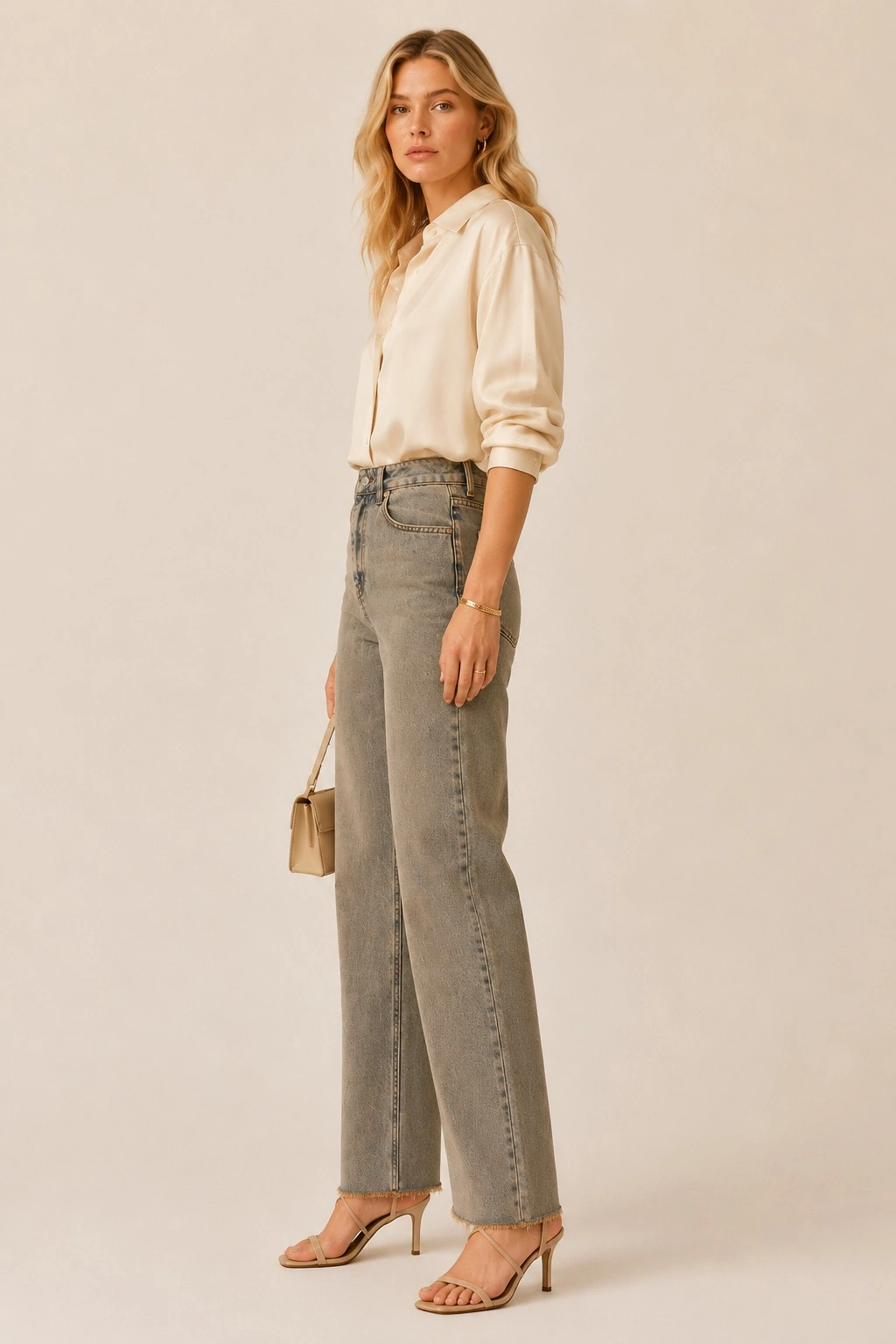 Sera Straight Fit Denim Pantolon