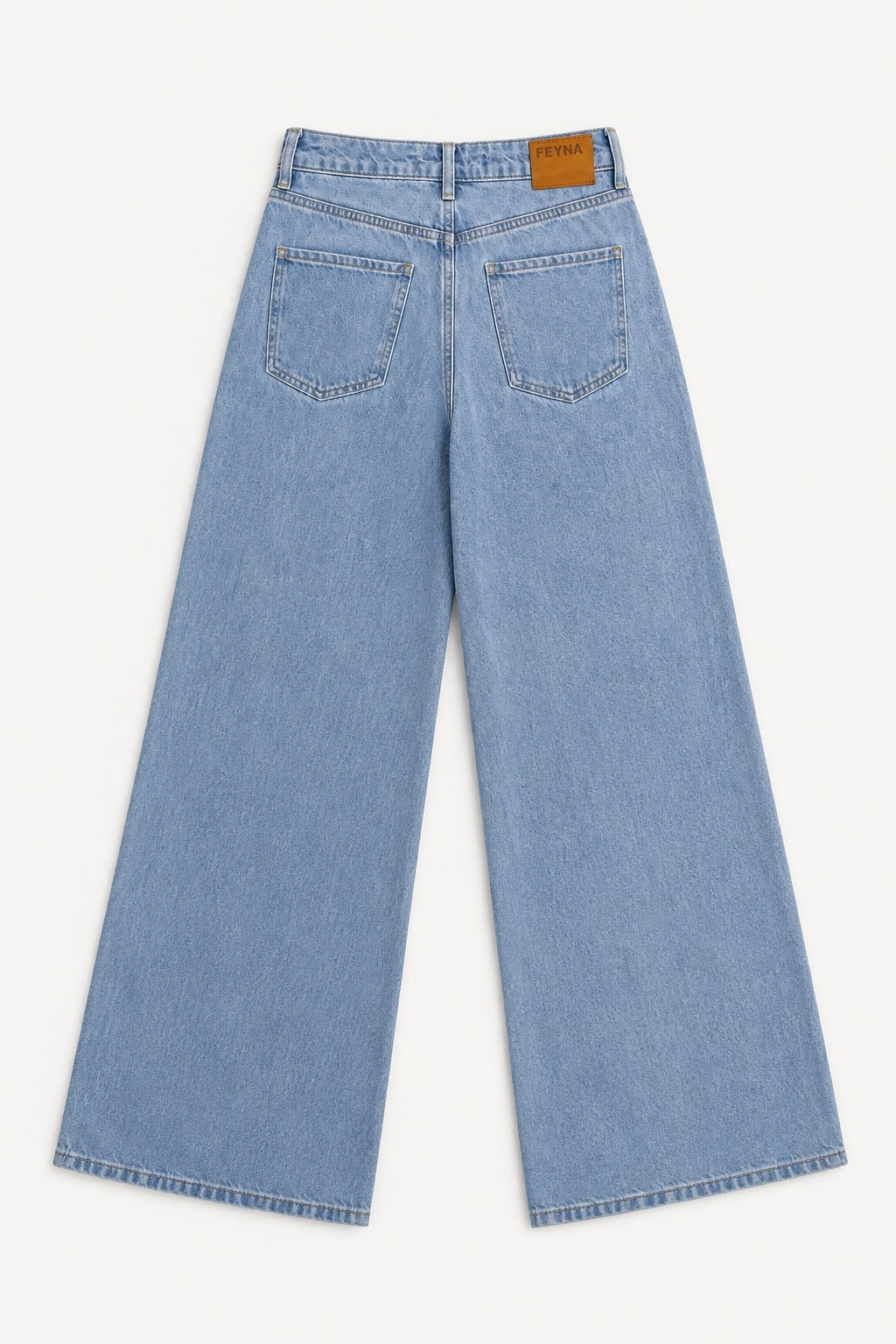 Clara Wide Leg Denim Kadın Pantolon