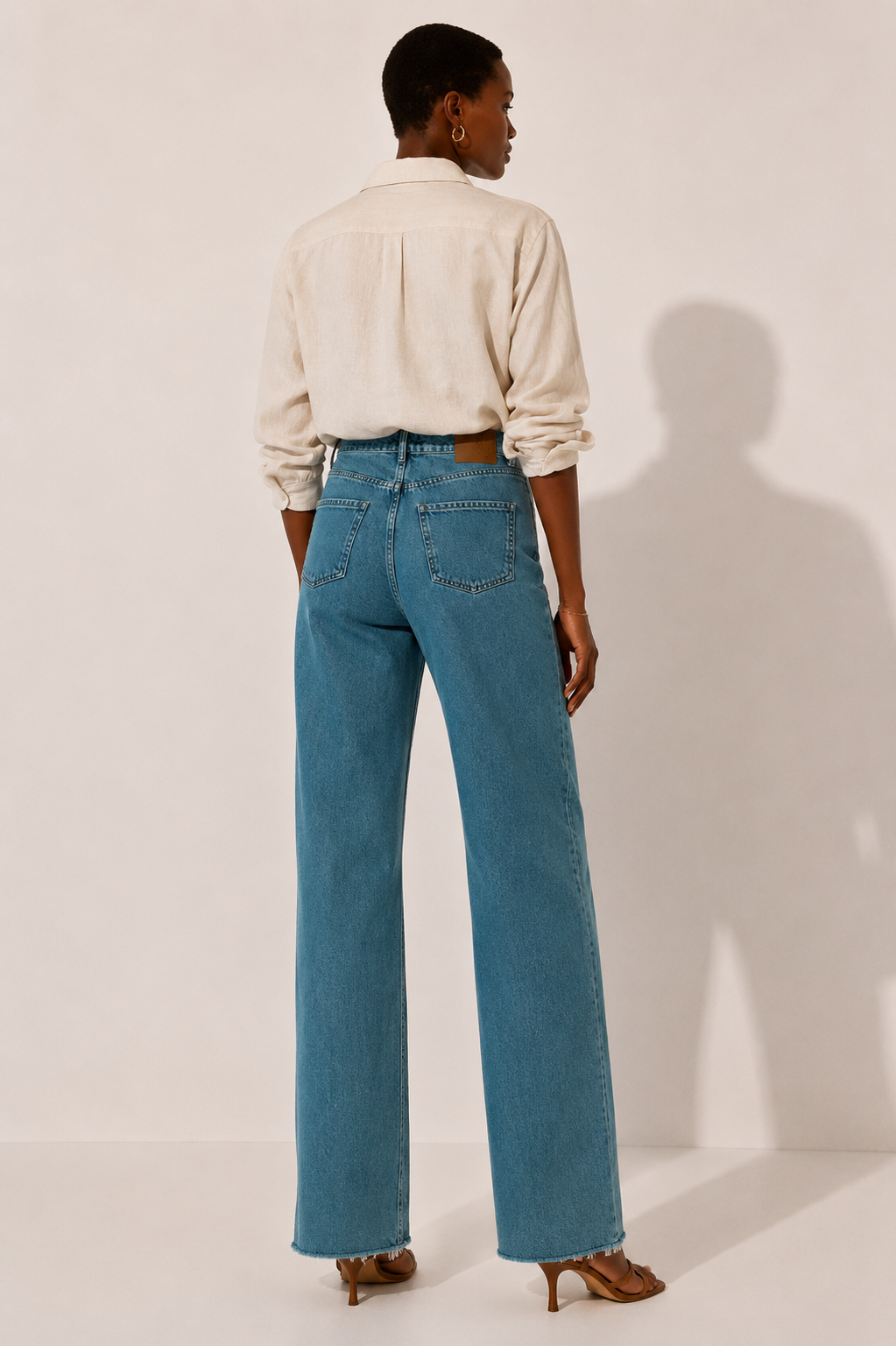 Sera Straight Fit Denim Pantolon