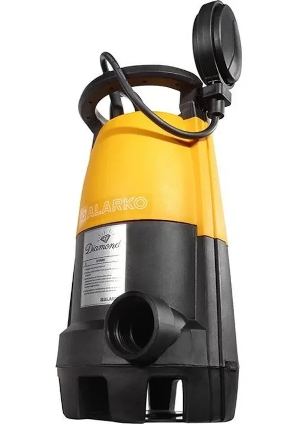 Alarko MC750E 1 HP 230 V - Monofaze Atık Su ve Yağmur Suları Pompası görsel 2